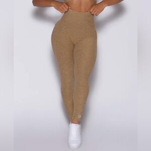 Bombshell Sportswear Beige Workout Leggings XS
